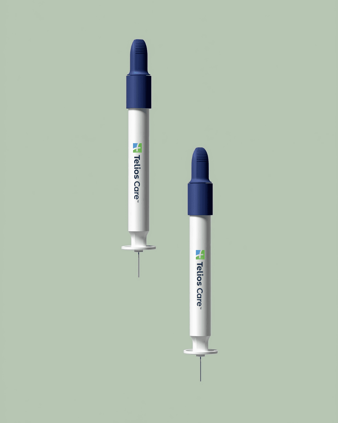 Două stilouri injectoare cu identitatea Telios Care
